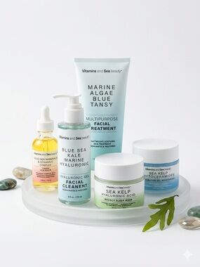 Vitamins and Sea Beauty Green Sea Kelp Hydrating Moisturizer Set